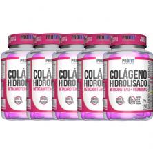 Kit 5X Col�geno Hidrolisado - 150 C�psulas - ProFit