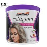 Kit 5X Col�geno Hidrolisado - 250g Morango - New Millen