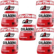 Kit 5X Colageno Hidrolisado - 90 C�psulas - FTW