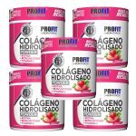 Kit 5X Col�geno Hidrolisado + Biotina - 150g Morango - Profit