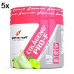 Kit 5X Col�geno Hidrolisado Clinical Skin - 300g Lim�o com Clorofila - BodyAction
