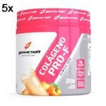 Kit 5X Col�geno Hidrolisado Clinical Skin - 300g P�ssego - BodyAction