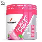 Kit 5X Col�geno Hidrolisado Clinical Skin - 300g Uva Rosada - BodyAction