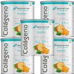 Kit 5X Col�geno Hidrolisado Nutri Science - 200g Abacaxi com Hortel� - BodyAction