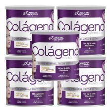 Kit 5X Col�geno Hidrolisado Nutri Science - 200g Natural - BodyAction