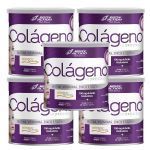 Kit 5X Col�geno Hidrolisado Nutri Science - 200g Natural - BodyAction