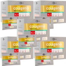 Kit 5X Col�geno Hidrolisado Verisol 4x1 - 30 Sach�s Natural - QualyNutri