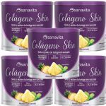 Kit 5X Col�geno Skin - 200g Abacaxi com Hortel� - Sanavita