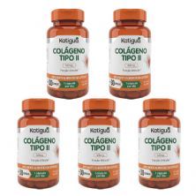 Kit 5X Col�geno Tipo II 40mg - 30 C�psulas - Katigu�
