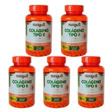 Kit 5X Col�geno Tipo II 40mg - 90 C�psulas - Katigu�