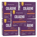 Kit 5X Col�geno Verisol - 30 Sach�s de 5g Frutas Tropicais - Sanavita