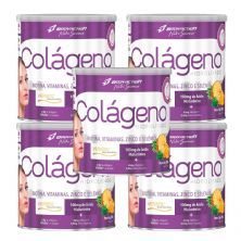 Kit 5X Col�geno Verisol Com Hialur�nico - 200g Abacaxi com Hortel� - BodyAction	