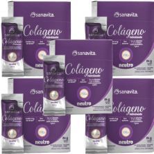 Kit 5X Col�geno Verisol Hidrolisado - 30 Sticke de 2,8g Neutro - Sanavita