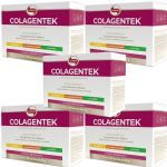 Kit 5X Colagentek - 30 Sach�s 10g Sabores Sortidos - Vitafor