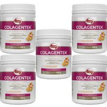 Kit 5X Colagentek - 300g Laranja Com Acerola - Vitafor