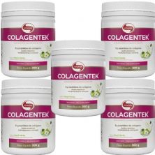 Kit 5X Colagentek - 300g Ma�� Verde - Vitafor