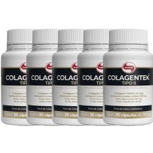Kit 5X Colagentek Tipo II - 30 C�psulas - Vitafor
