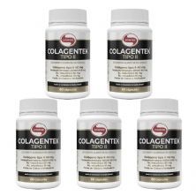 Kit 5X Colagentek Tipo II - 60 C�psulas - Vitafor