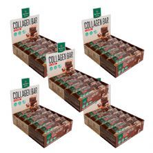 Kit 5X Collagen Bar - 10 Unidades 50g Brownie de Chocolate - NutriFy