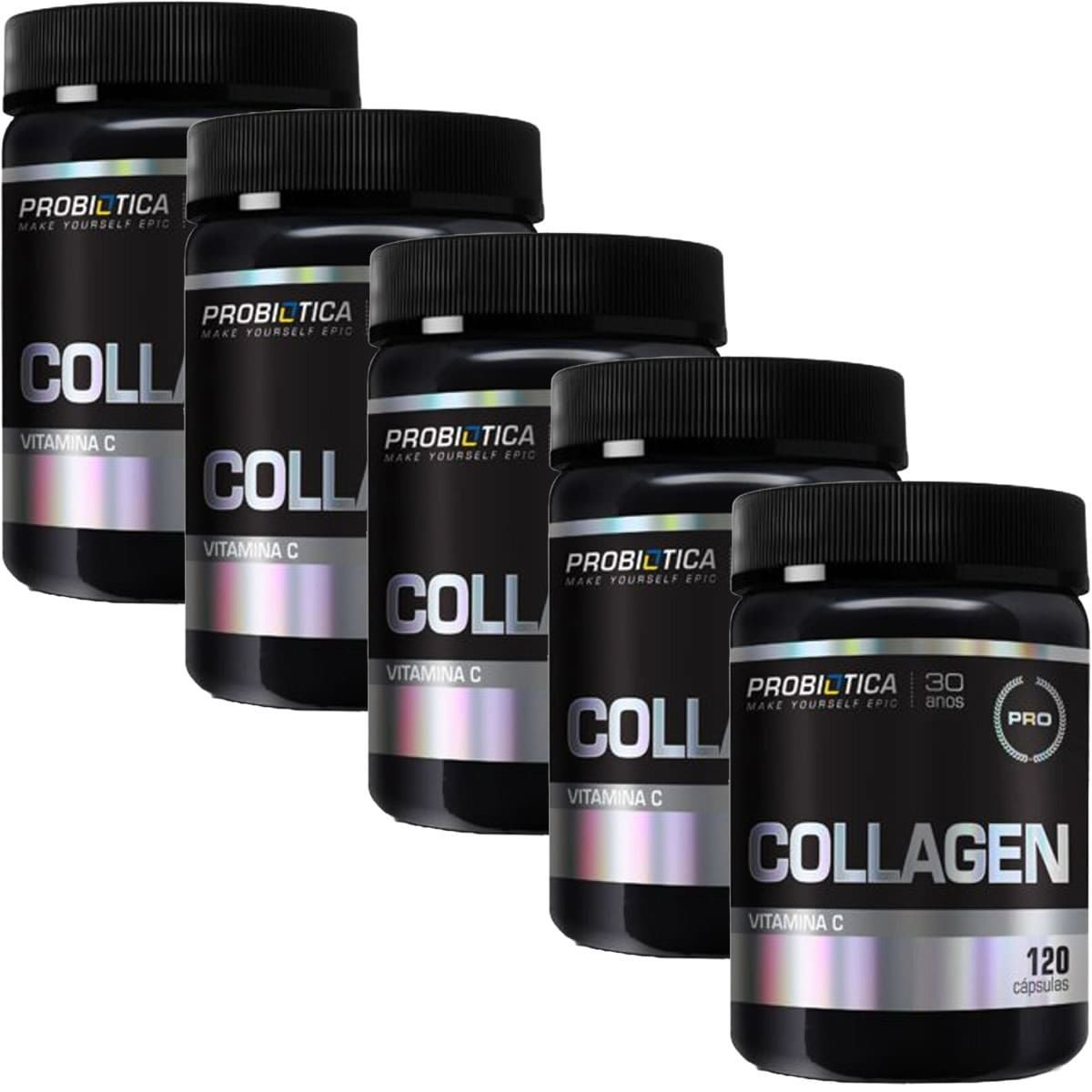 Kit 5X Collagen C - 120 C�psula - Probi�tica