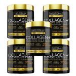 Kit 5X Collagen Plus Belissima - 264g Laranja Com Acerola - Black Skull