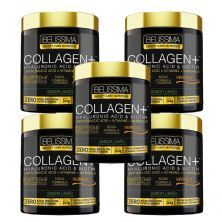Kit 5X Collagen Plus Belissima - 264g Lim�o- Black Skull
