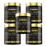 Kit 5X Collagen Plus Belissima - 264g Lim�o- Black Skull