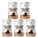 Kit 5X Collagen Protein Bodybalance - 450g Chocolate Belga - True Source	