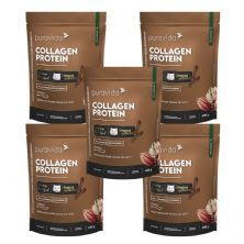Kit 5X Collagen Protein - Refil 450g Lingua de Gato - Puravida