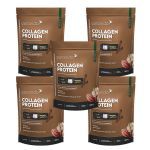 Kit 5X Collagen Protein - Refil 450g Lingua de Gato - Puravida