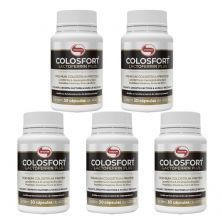 Kit 5X Colosfort Lactoferrin Plus - 30 C�psulas - Vitafor