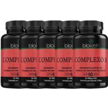 Kit 5X Complexo B - 60 C�psulas - Bioklein