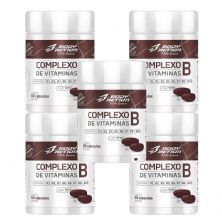 Kit 5X Complexo B - 60 C�psulas - Body Action