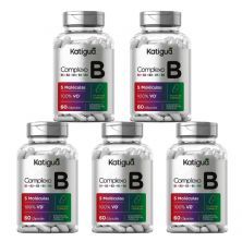 Kit 5X Complexo B - 60 C�psulas - Katigu�