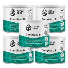 Kit 5X Complexo B -  60 C�psulas - Ocean Drop
