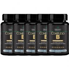 Kit 5X Complexo B - 60 C�psulas Softgel  - Bioklein