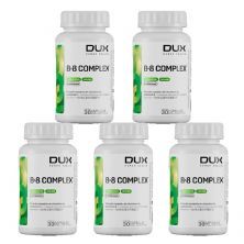 Kit 5X Complexo B-8 - 30 C�psulas - Dux Nutrition
