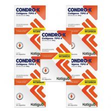Kit 5X Condro-K Col�geno Tipo II - 90 C�psulas - Katigu�