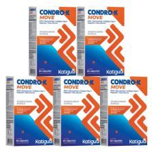 Kit 5X Condro-K Move - 60 C�psulas - Katigu�