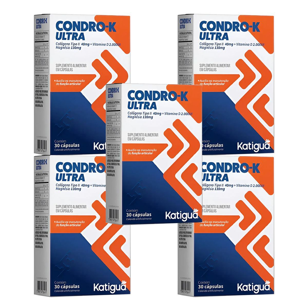 Kit 5X Condro-k Ultra - 30 C�psulas - Katigu�