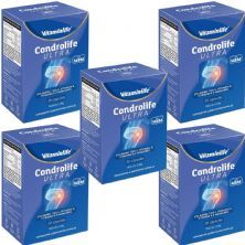 Kit 5X Condrolife Ultra Col�geno Tipo II - 30 C�psulas - VitaminLife
