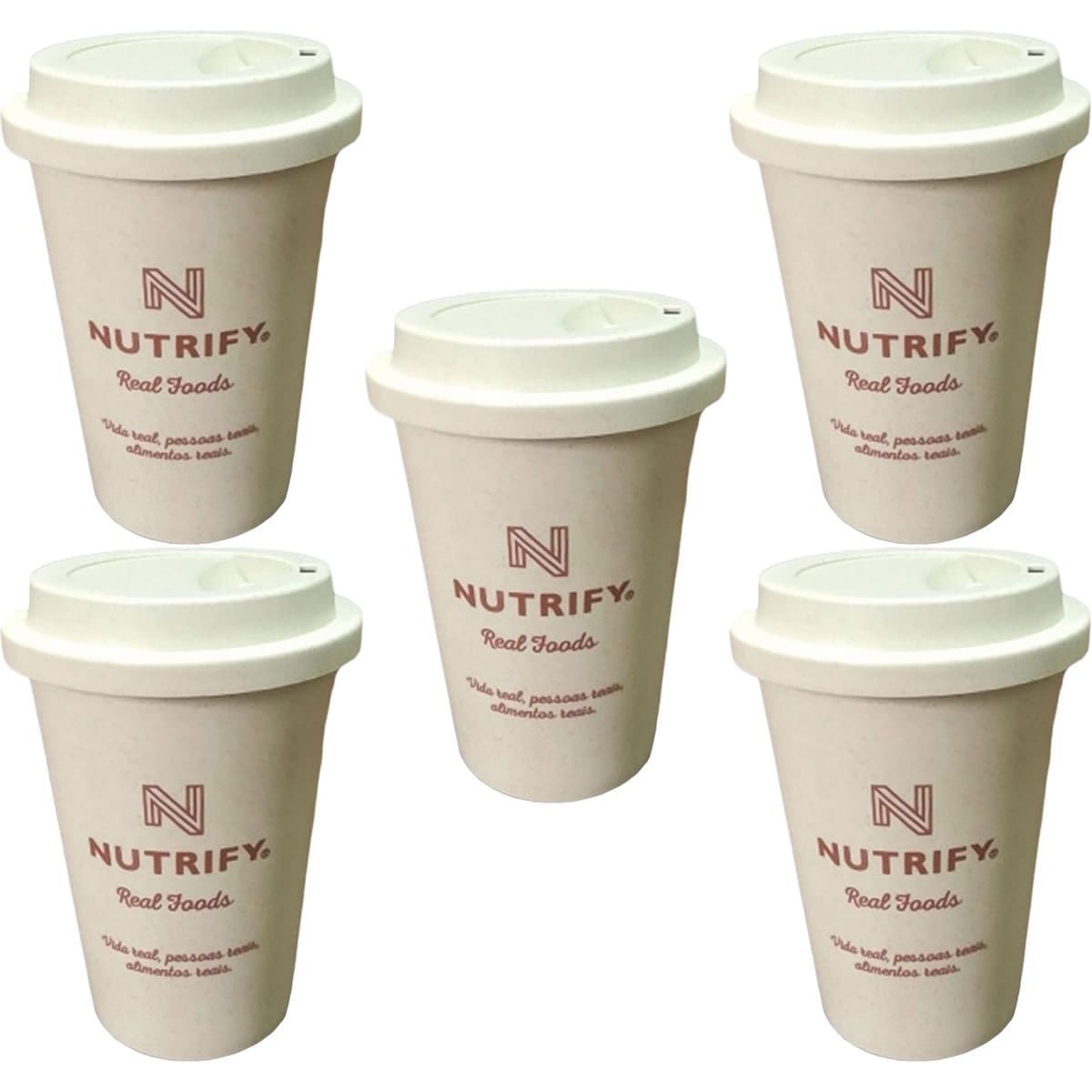 Kit 5X Copo Ecologico - 470ml -  Nutrify