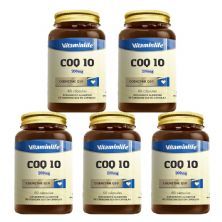 Kit 5X COQ 10 200mg - 60 C�psulas - VitaminLife