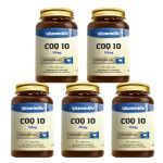 Kit 5X COQ 10 200mg - 60 C�psulas - VitaminLife
