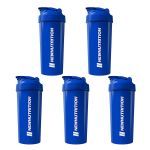 Kit 5X Coqueteleira - 600ml Azul - Newnutrition
