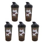 Kit 5X Coqueteleira - 600ml Fum� - Max Titanium