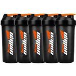 Kit 5X Coqueteleira - 600ml Fume Tampa Preta - New Millen