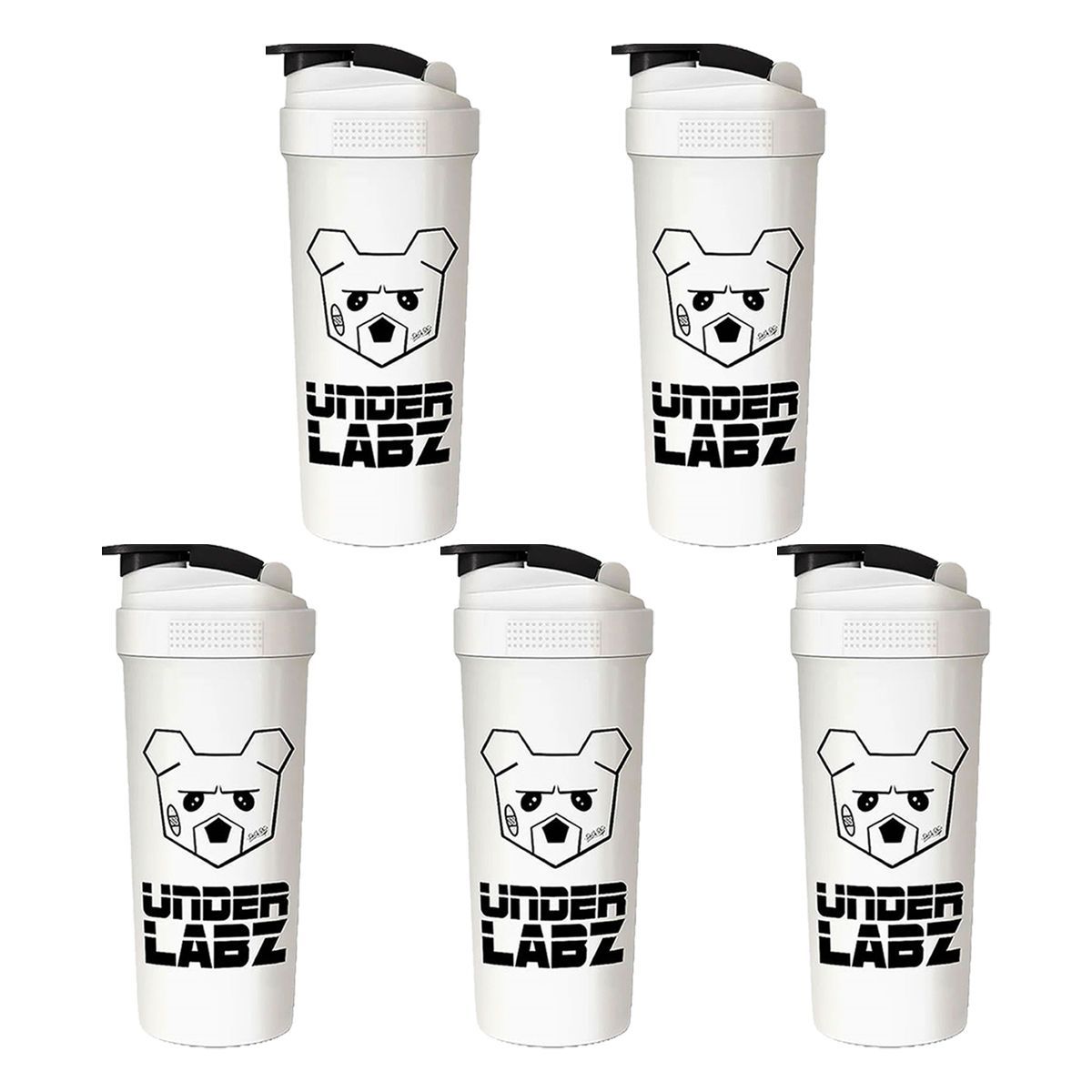 Kit 5X Coqueteleira - 600ml Perola - Under Labz