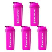 Kit 5X Coqueteleira - 600ml Pink - Newnutrition