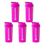 Kit 5X Coqueteleira - 600ml Pink - Newnutrition